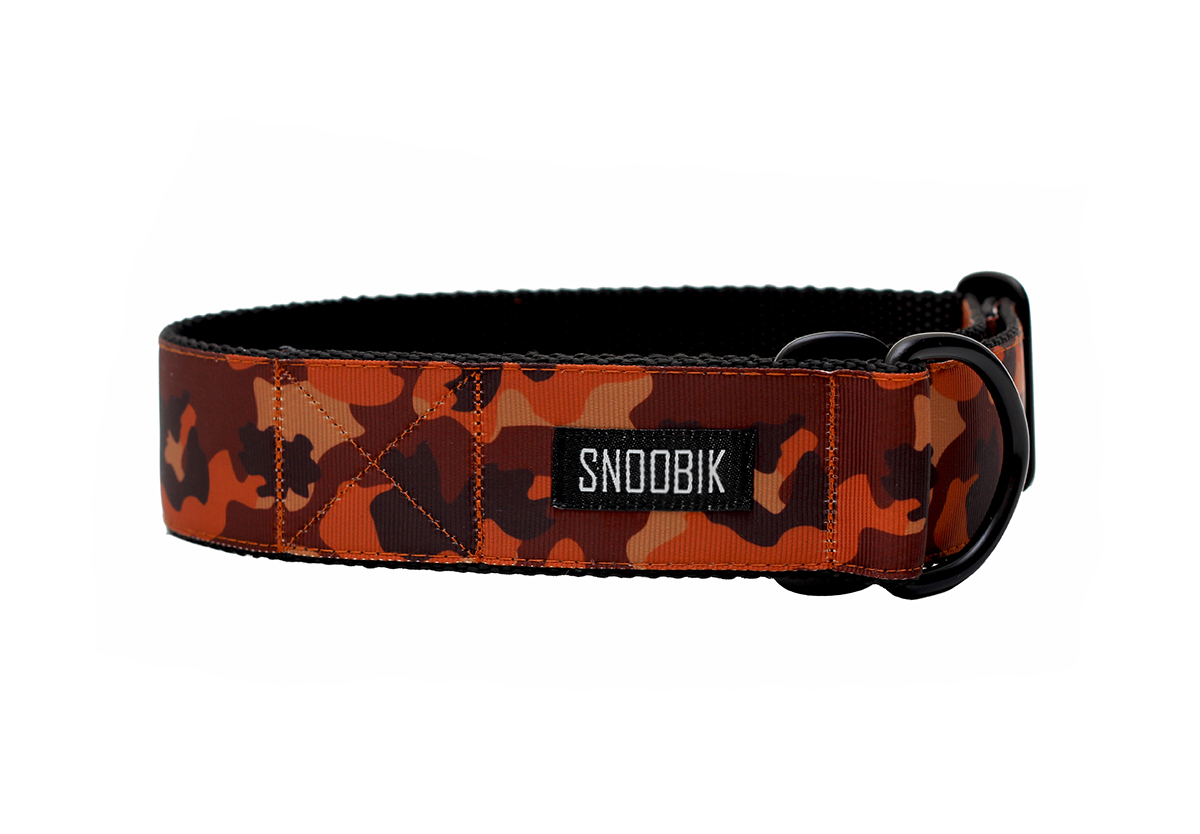 Kaelarihm koerale pruun camo