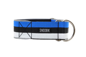 Kaelarihm koerale sinimustvalge